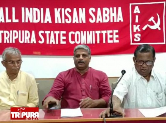 ‘Krishak Sabha’ General Secretary demands compensation for Farmers, Post Poll Affected People of Tripura